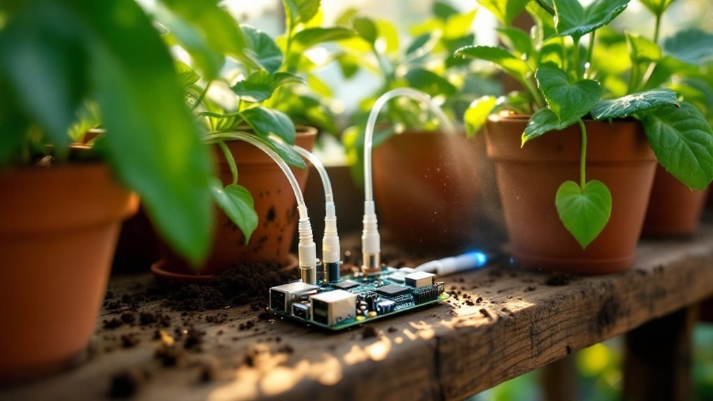 automated plant watering system