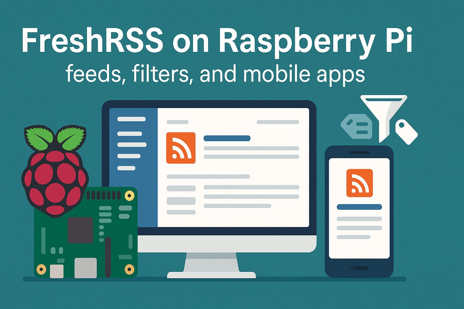 FreshRSS on Raspberry Pi: Feeds, Filters and Mobile Apps