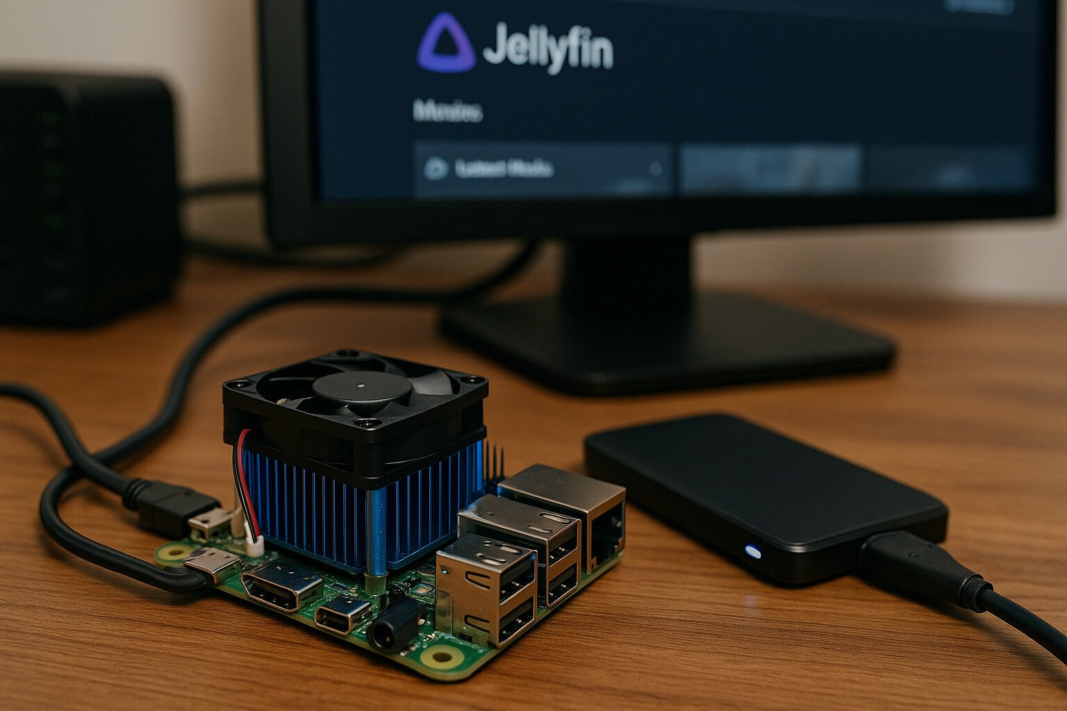Jellyfin on Raspberry Pi 5: Hardware Decode & Network Shares Setup