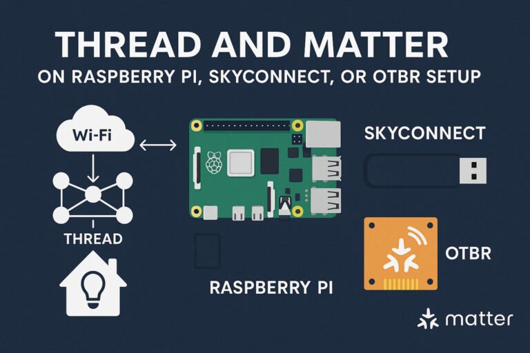 Thread and matter on raspberry pi, skyconnect or otbr setup
