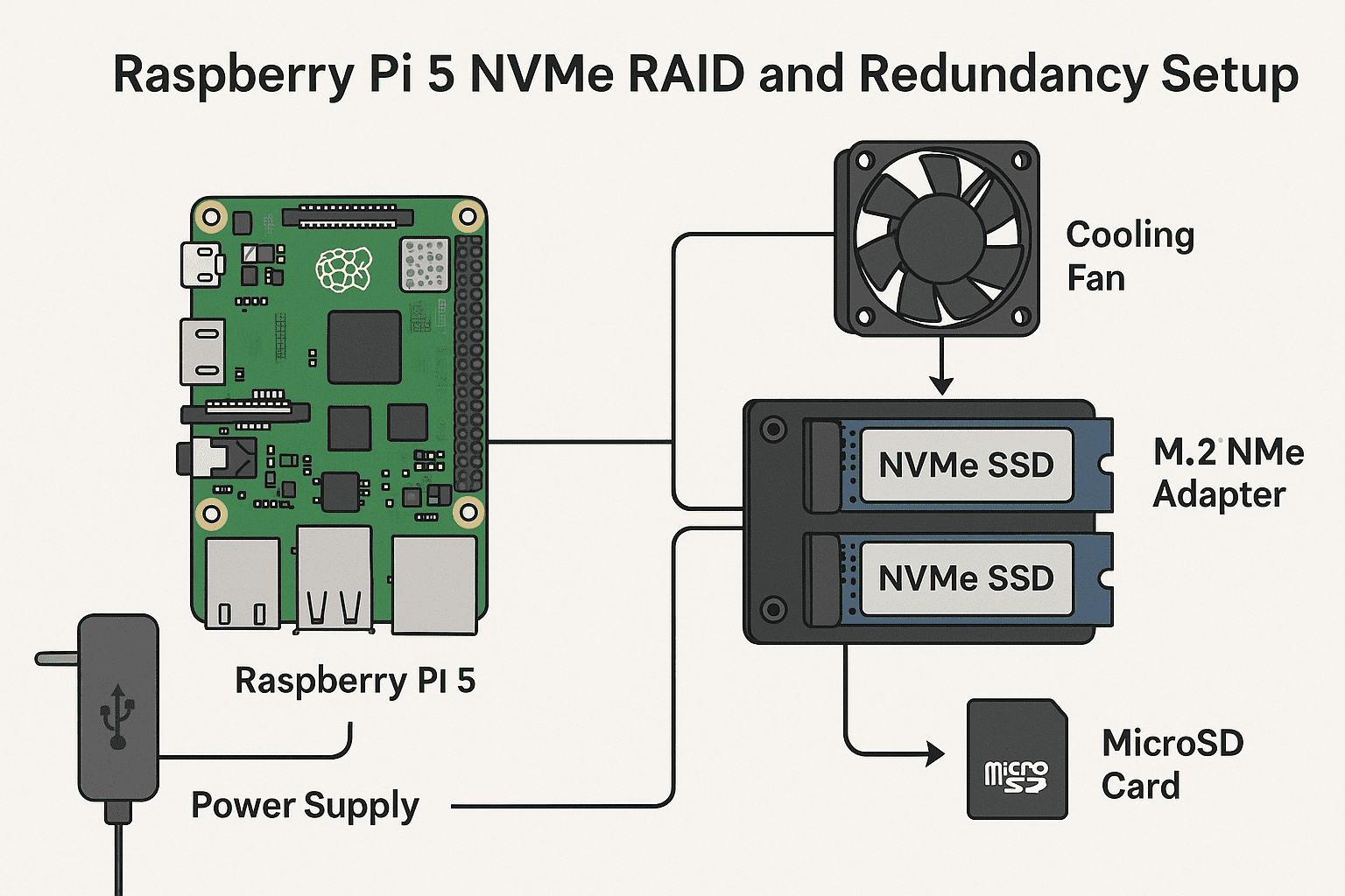 Raspberry Pi 5 NVMe RAID & Redundancy Setup