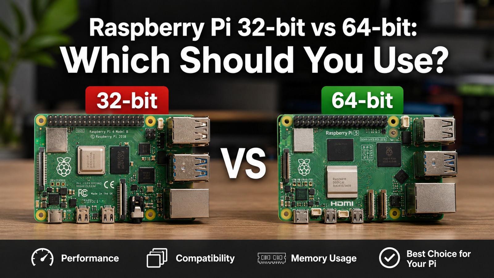 Raspberry Pi 32bit vs 64bit Which Should You Use