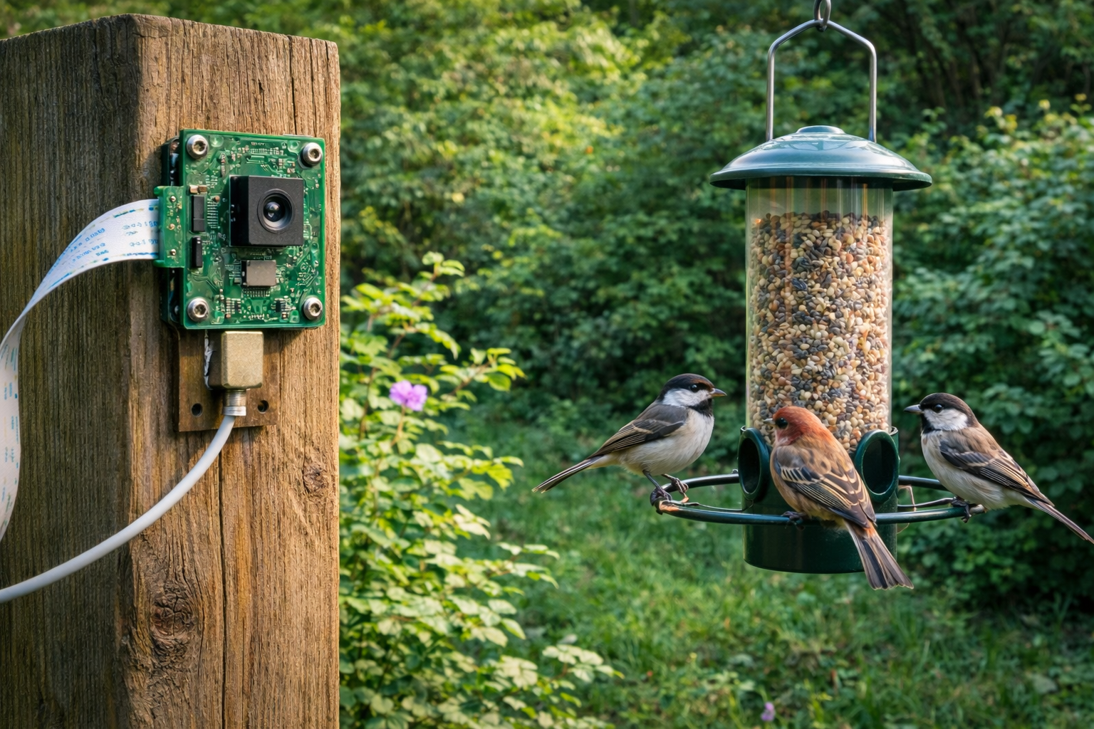Birds and tech in harmony